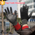 SRSAFETY 13G grey hand working PU glove made in china cotton knitted gloves